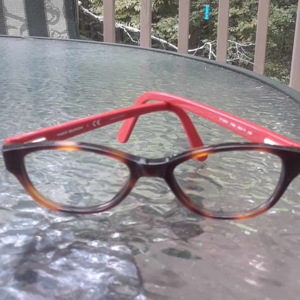 Tory Burch burnt orange /tortoise designer frames